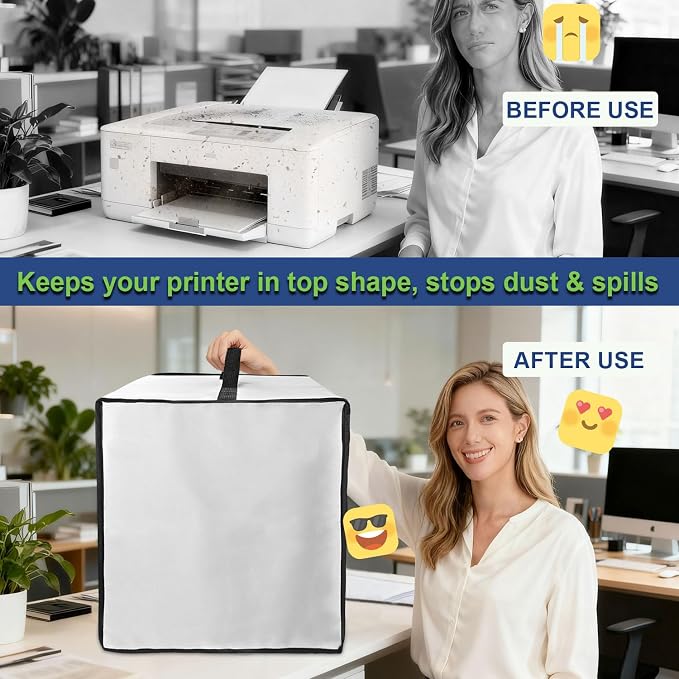 Printer Cover for HP, Waterproof Anti-Static Dustproof Thick Printer Cover - Image 4