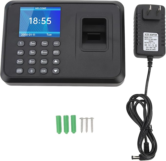 Fingerprint Attendance Machine, Fingerprint Verification Recorder, Support - Image 6