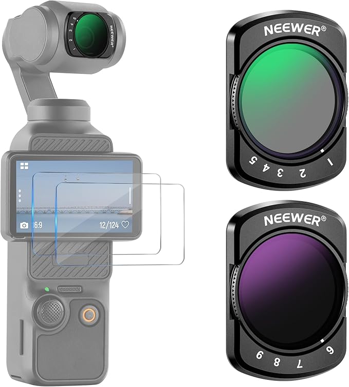 NEEWER Variable ND 2-32 & 64-512 Set Compatible by Neewer