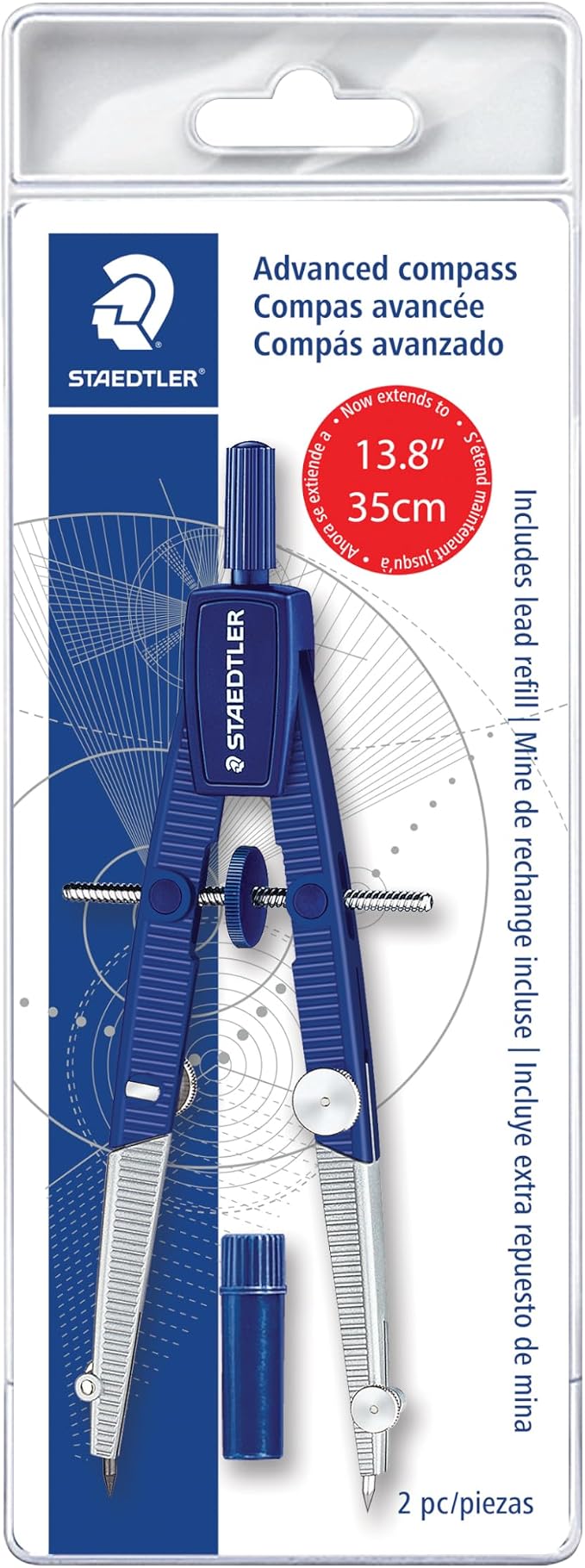 STAEDTLER Advanced Student Compass 2 Piece Set by Staedtler