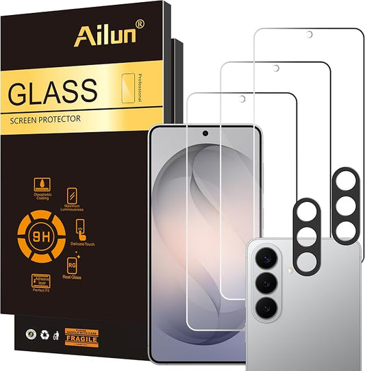Ailun Glass Screen Protector for Galaxy S26+ / S26 Plus 3Pack+2Pack Camera Lens by Ailun