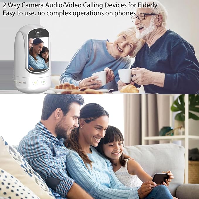 2-Way Video/Audio Security Camera Screen WiFi AI Detection - Image 3