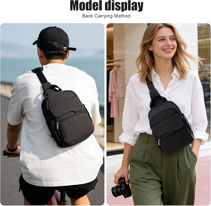 Cwatcun Camera Sling Bag Crossbody Small Camera Case, Lightweight - Image 8