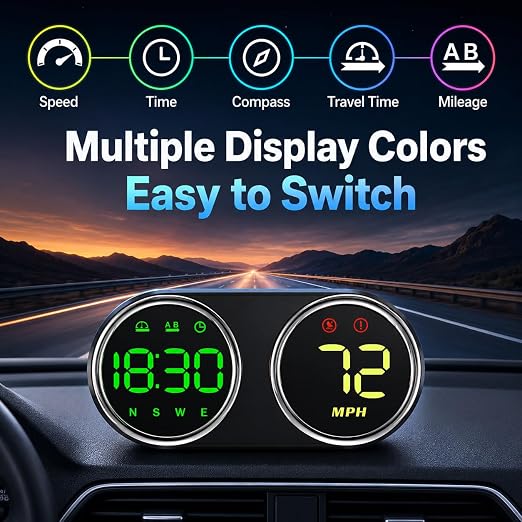 GPS Speedometer for Car GPS Speedometer HUD - Image 3