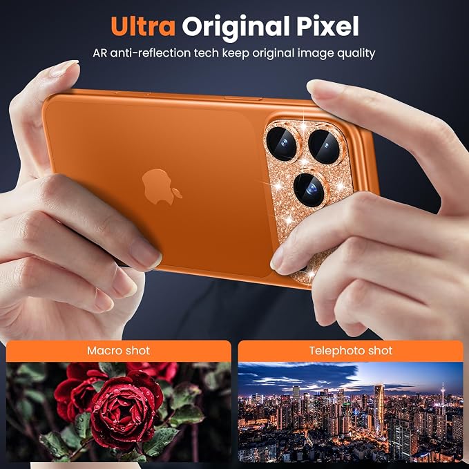 WSKEN for iPhone 17 Pro Camera Lens Protector, Metal Aluminum Alloy Tempered - Image 2