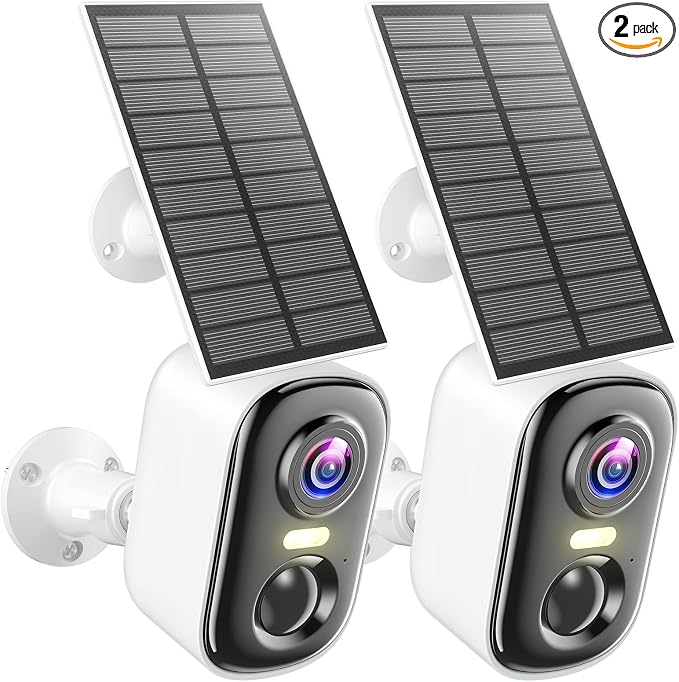 MISECU 2K Solar Camera Outdoor Wireless, WiFi Cameras by MISECUSecurityCamera
