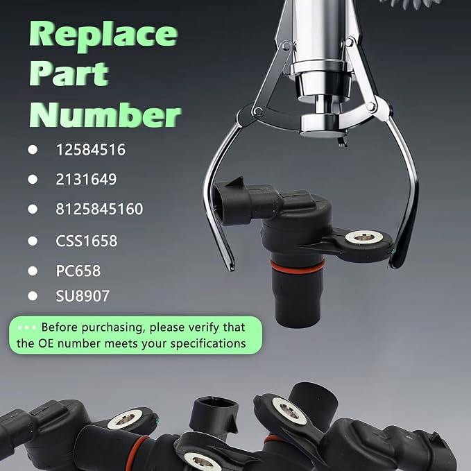 Engine Cam Camshaft Position Sensor L5 3.5L Compatible - Image 4