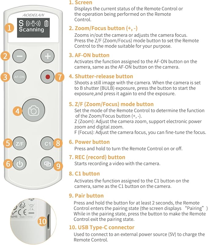 for Sony Camera Wireless Remote Control - Image 8