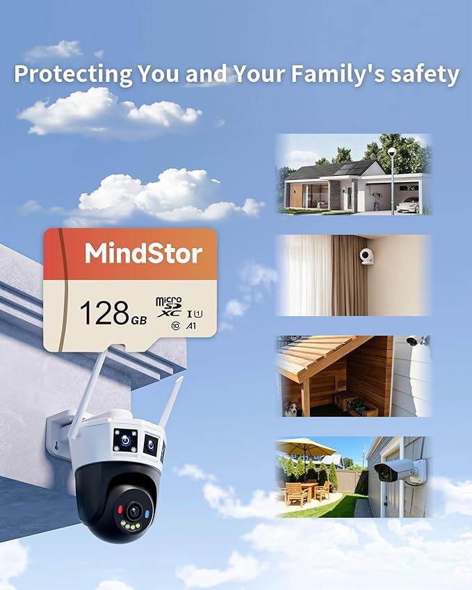 Micro SDXC 128GB Memory Card, MindStor 90MB/s Read Speed TF Card - Image 2