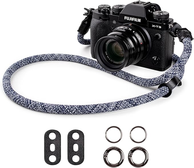 VOVMOEYA Nylon Braided Camera Rope Strap, Camera Neck Shoulder Strap by VOVMOEYA