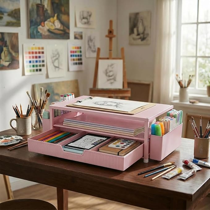 ECOLOVI Desk Organizer and Accessories, 2-Tier Computer Monitor Stand Rise - Image 9