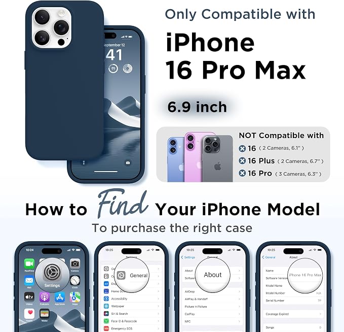 GolbinBox Magnetic for iPhone 16 Pro Max Case, Compatible - Image 2