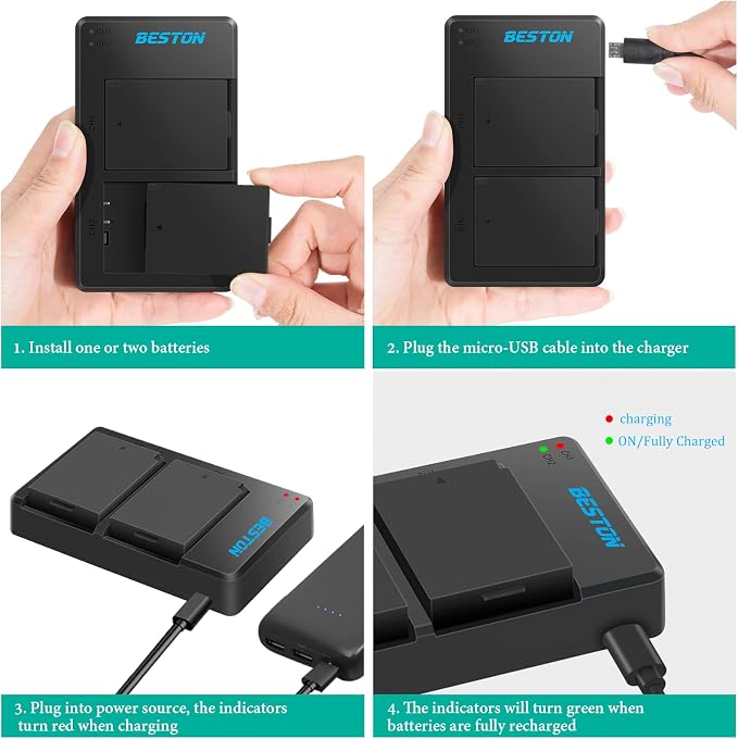 BESTON LP-E10 Battery and Charging Base - Image 6