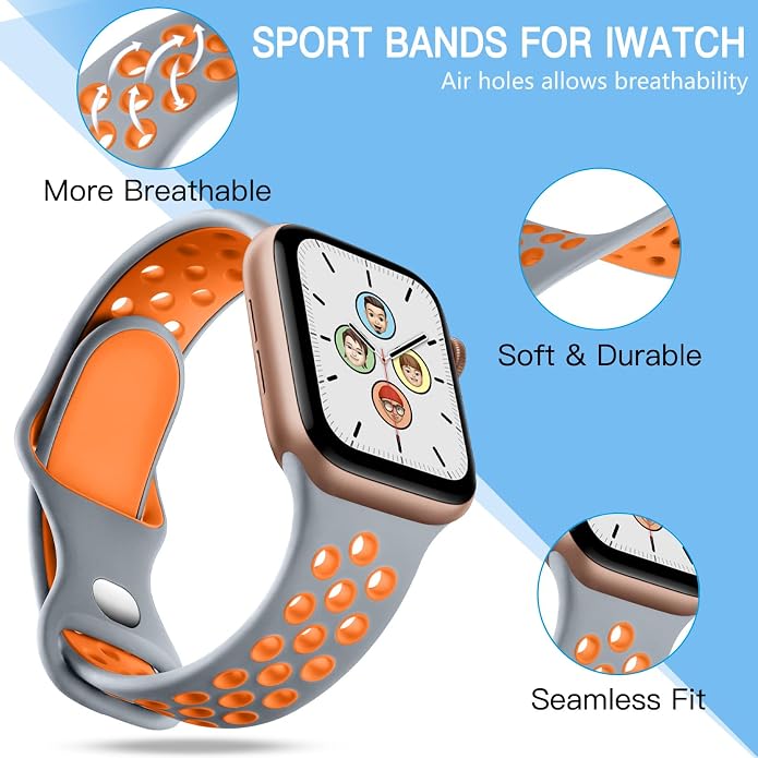 Adorve 4 Pack Sport Bands Compatible - Image 2