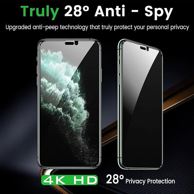 Romkasi 3 Pack Privacy Screen Protector - Image 4