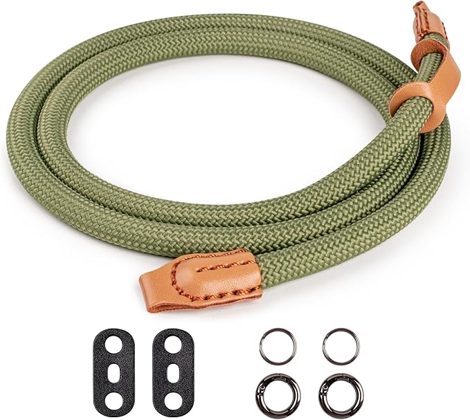 VOVMOEYA Nylon Braided Camera Rope Strap, Camera Neck Shoulder Strap - Image 2