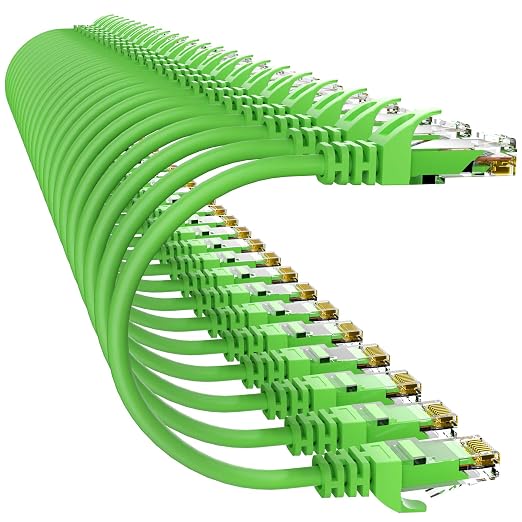 Cat 6 Ethernet Cable 2FT, Cat6 Ethernet Patch Cable 10Gbps, High-Speed UTP Cat6 by 10Gsupxsel