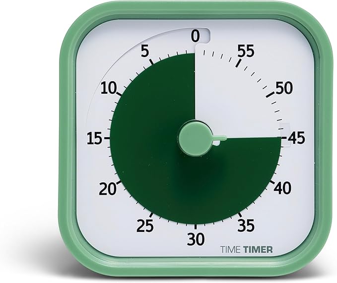 TIME TIMER Home MOD – 60-Minute Visual Timer, Home Edition, Silent Operation by TimeTimer