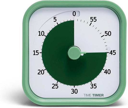 TIME TIMER Home MOD – 60-Minute Visual Timer, Home Edition, Silent Operation by TimeTimer