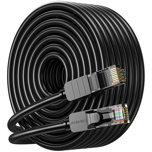Cat 6 Ethernet Cable 75 ft, Indoor/Outdoor High Speed 10Gbps Internet Cable by Unknown