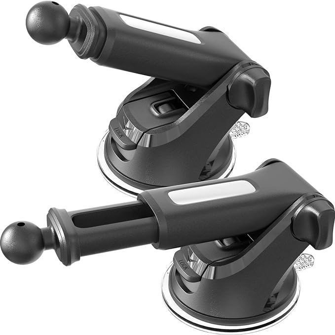 1Zero GPS Suction Cup Mount for Garmin, Replacement GPS Dash Ball Mount by 1Zero