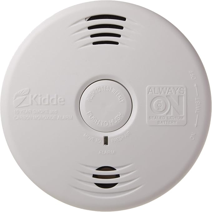 Kidde Smoke & Carbon Monoxide Detector, 10-Year Battery, Voice Alerts by Kidde
