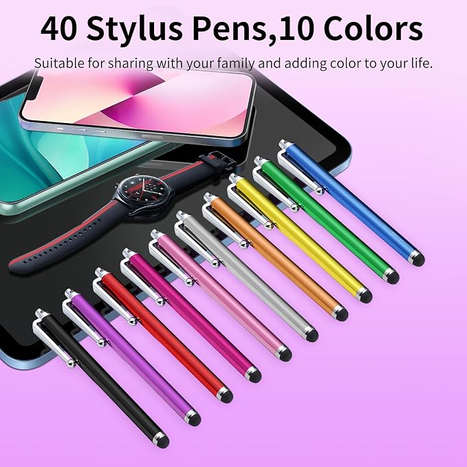 40 Pack Stylus Pen, High Precision and Sensitivity Stylus - Image 6
