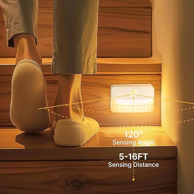 Guankai 8 Pack Motion Sensor Stair Light - Image 2
