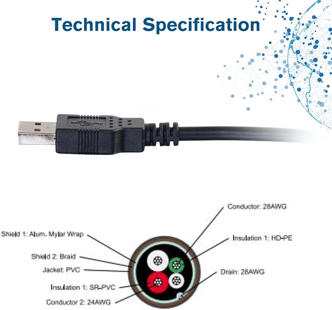 Legrand - C2G USB A to A Cable, 3.3 Foot Data Transfer Cable, C2G 28105 - Image 5