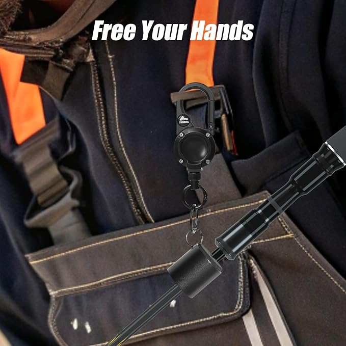 Fishing Rod Clip, Wearable Fishing Rod Holder, Portable Fishing Rod Accessory - Image 2