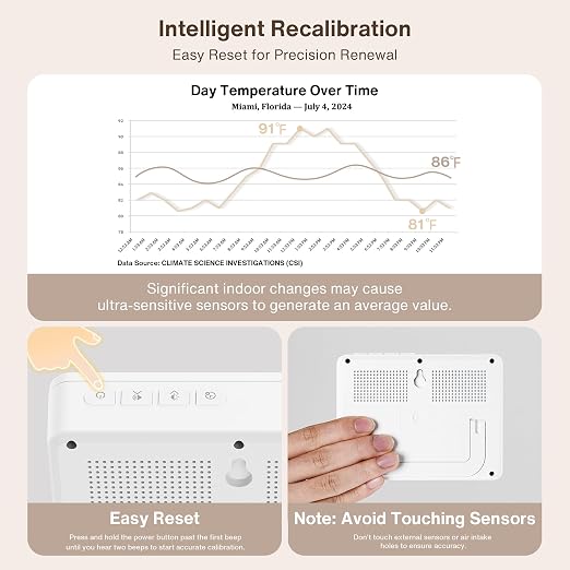 Professional 16 in 1 Air Quality Monitor Indoor 10h Battery & 5.5" Display 9 - Image 7
