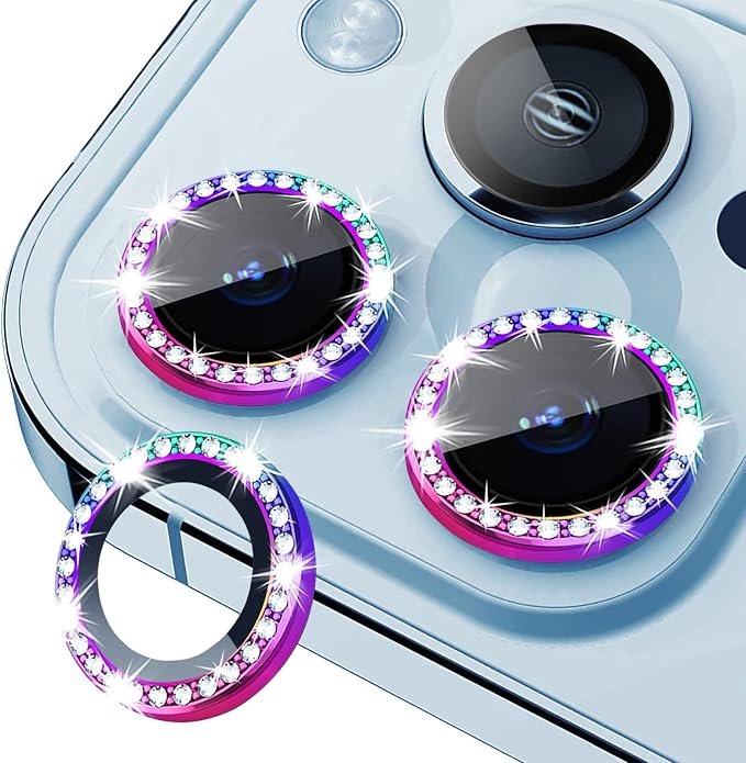 Bling Diamond Individual Camera Lens Protector by Xfilm