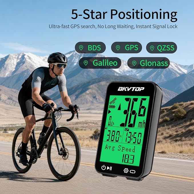 GPS Bike Computer Wireless Cycling Computer - Image 6