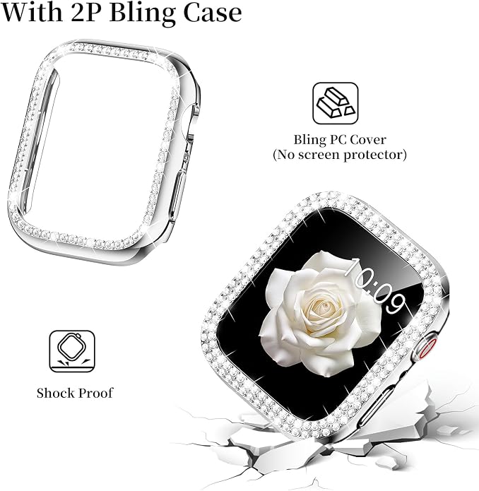 Mosonio Compatible with Apple Watch Band 38mm 40mm 41mm 42mm 44mm 45mm 46mm - Image 4