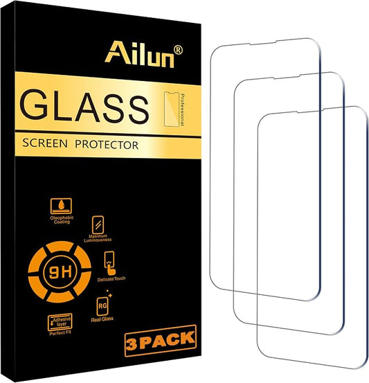 Ailun Screen Protector for iPhone 14 Plus/iPhone 14 Pro Max Display 3 Pack by Ailun