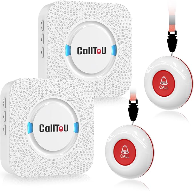 CallToU Wireless Caregiver Pager Smart Call System 2 SOS Call by CallToU