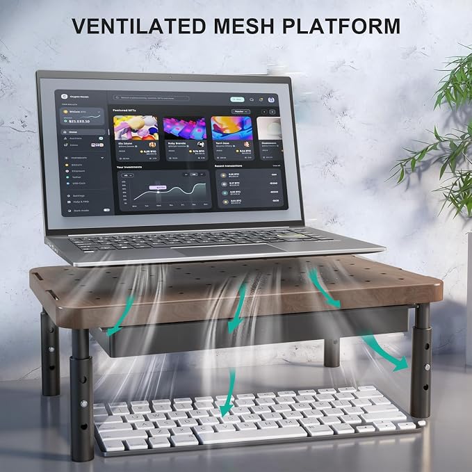 WALI Plastic Computer Monitor Stand - Image 5