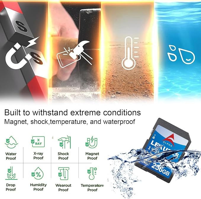 256GB SDXC UHS-I Memory Card - Image 6