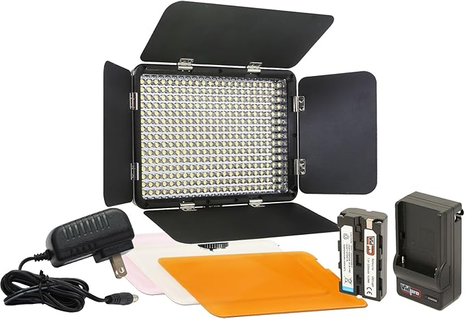 Vidpro LED-330 Photo and Video Light Kit by Vidpro