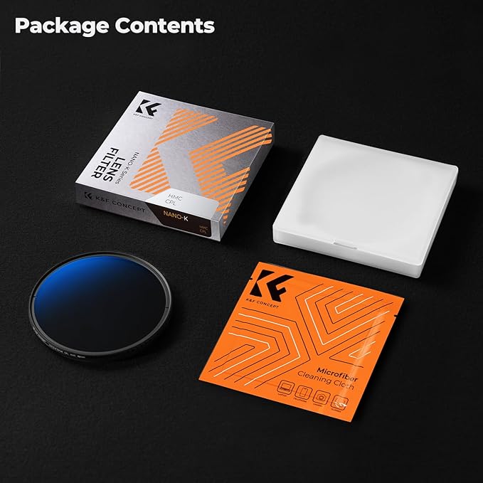 K&F CONCEPT 40.5mm Circular Polarizer Filter Ultra-Slim 18 Multi-Coated Optical - Image 7