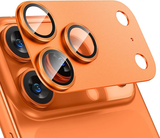 Tensea for iPhone 17 Pro Max Camera Lens Protector, Metal Aluminum Alloy by Tensea