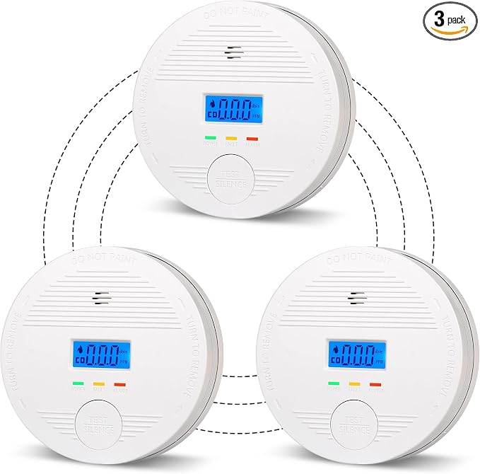 10-Year Sealed Battery Wireless Linked Home Safety Device, Whole-House by DFGJLVF