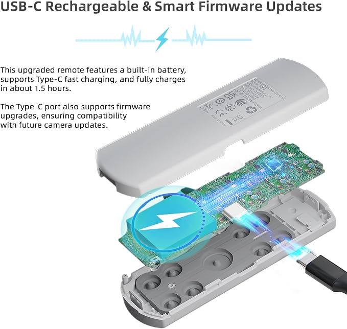 for Canon Rechargeable Wireless Shutter Release, Camera Remote Control - Image 4