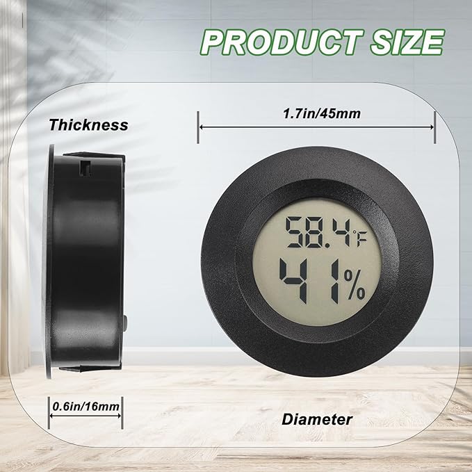 Mini Hygrometer Digital Thermometer Humidity Meter Hygrometer Thermometers - Image 2