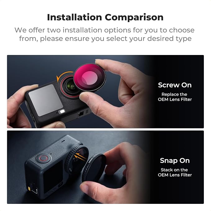 K&F CONCEPT Snap On CPL ND Filter Kit Compatible - Image 2