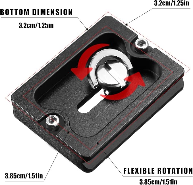 Frienda 2 Pieces Metal Quick Release Plate - Image 4