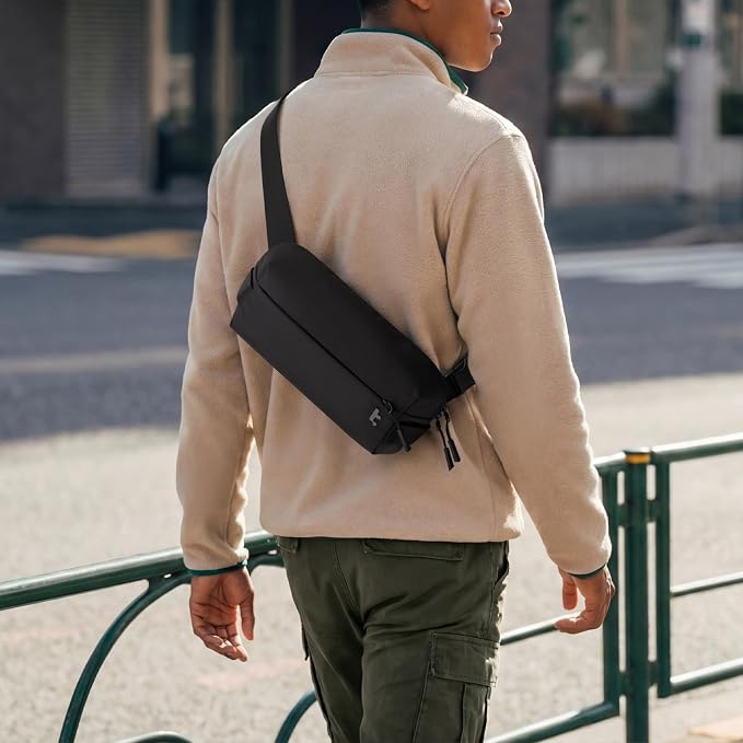 tomtoc Compact EDC Sling Bag 3L-10L, Minimalist Crossbody Bag Chest Shoulder - Image 2