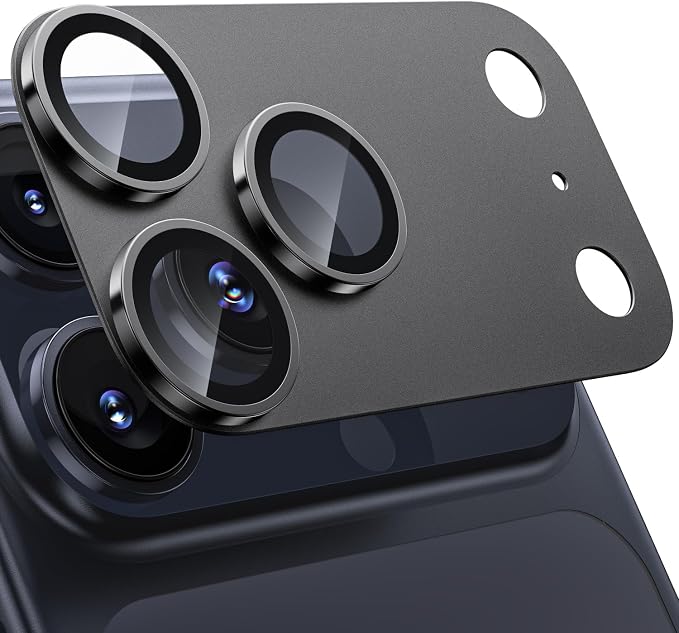 WSKEN for iPhone 17 Pro Max Camera Lens Protector, Metal Aluminum Alloy by SmartProtectionGreenerFuture