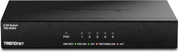 TRENDnet 5-Port Unmanaged 2.5G Gaming Switch, 5 x 2.5GBASE-T Ports, 25Gbps - Image 13