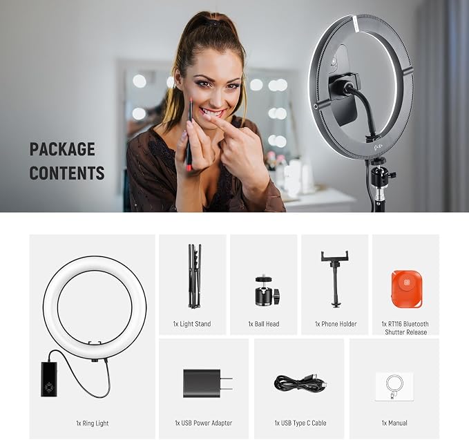 NEEWER 10" 20W High Power LED Ring Light - Image 9